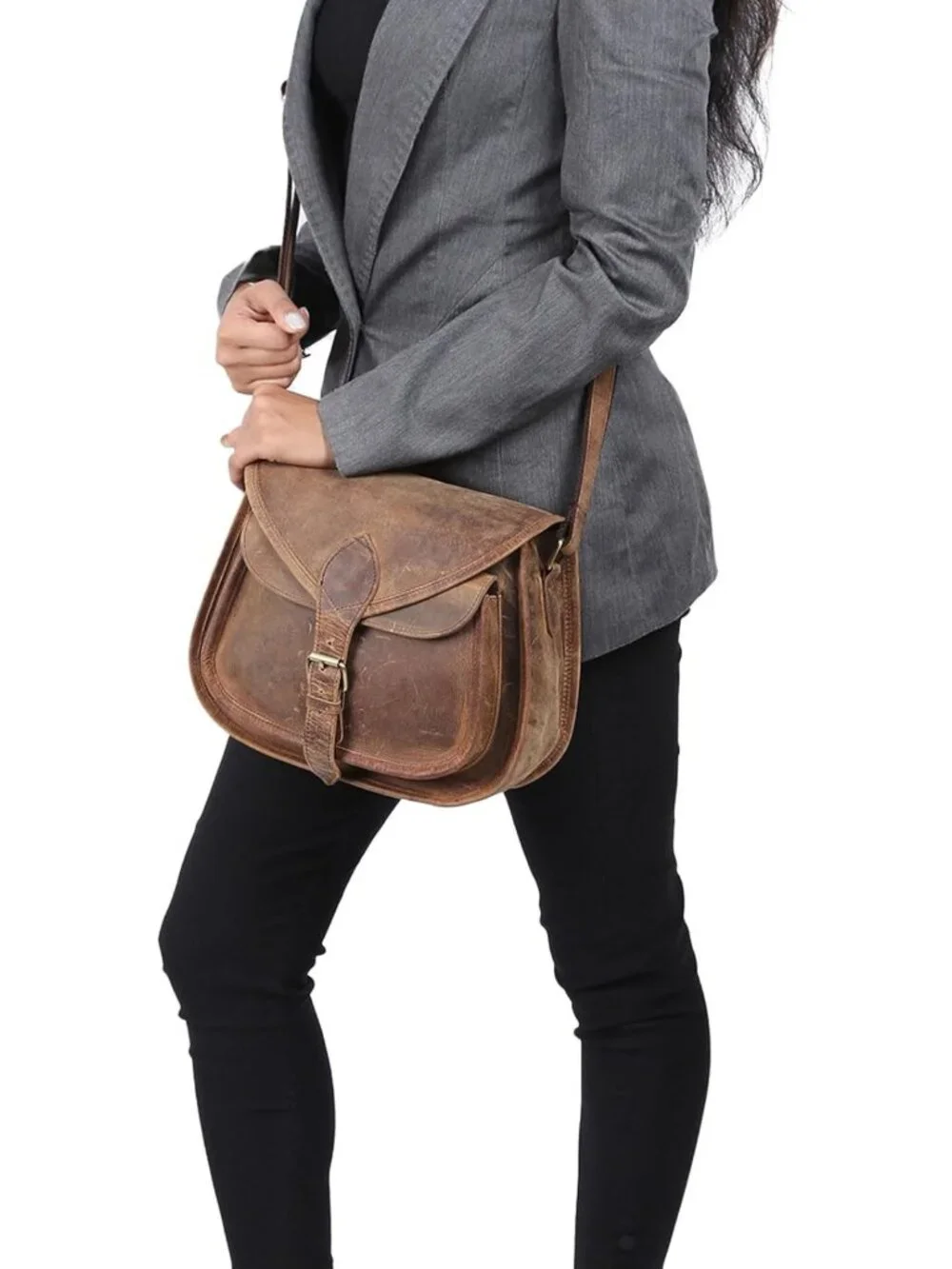 Stylish Leather Crossbody Bag for Women | Versatile Tote & Shoulder Purse